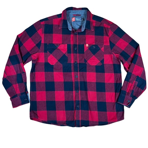 the american outdoorsman Other - American Outdoorsman Buffalo Plaid Flannel Shirt XL Red Black Cotton
